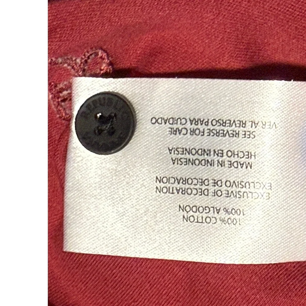 Banana Republic Mens Red Short Sleeve Collared Polo Shirt Size XL‎